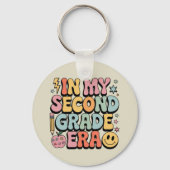In mijn tweede klas tijdperk 2e klas leraar terug sleutelhanger (Voorkant)