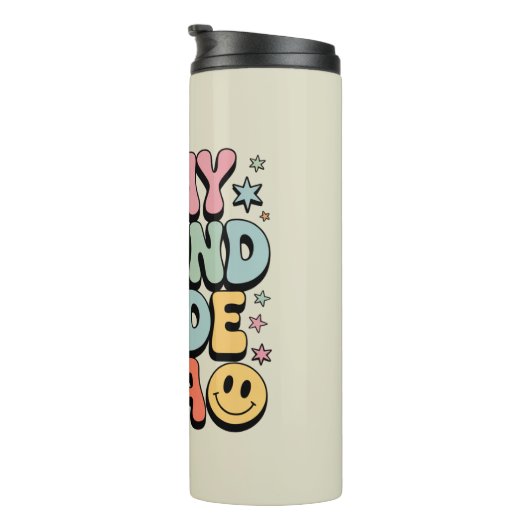 In mijn tweede klas tijdperk 2e klas leraar terug thermosbeker (Geroteerd rechts)