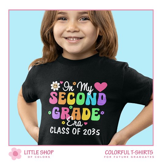 In mijn tweede klas tijdperk klasse van 2035 t-shirt