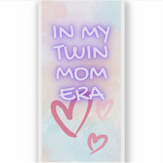 In mijn tweelingmoeder-tijdperk sticker (Voorkant)