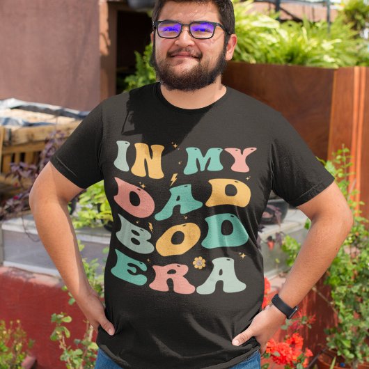 In mijn vader Bod Era Groovy Daddy Retro T-shirt