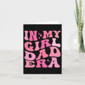 In mijn vader tijdperk Shirt Retro Meisje Papa Vad Kaart (Voorkant)