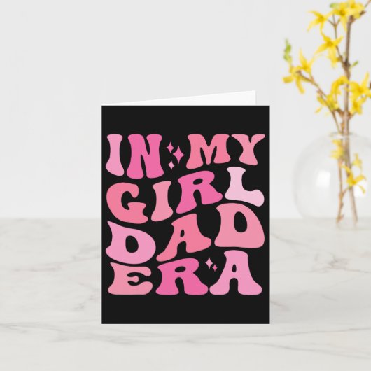 In mijn vader tijdperk Shirt Retro Meisje Papa Vad Kaart (Gele Bloem)