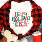 In mijn vakantie tijdperk retro kerst Tri-Blend shirt