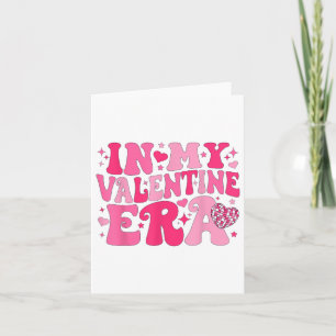 In mijn Valentijn tijdperk retro Valentijnsdag vro Kaart