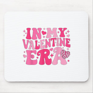 In mijn Valentijn tijdperk retro Valentijnsdag vro Muismat