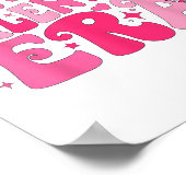 In mijn Valentijn tijdperk retro Valentijnsdag vro Poster (Hoek)