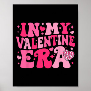 In Mijn Valentijn Tijdperk Retro Valentijnsdag Vro Poster