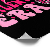 In mijn Valentijn tijdperk Schattigee Valentijnsda Poster (Hoek)