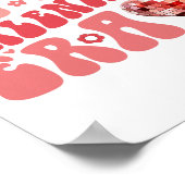 In mijn Valentijn tijdperk Schattigee Valentijnsda Poster (Hoek)