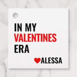 In mijn Valentijnse tijdperk heeft Taylor Valentij Bedankjes Labels