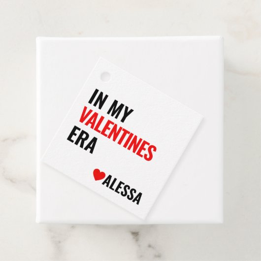 In mijn Valentijnse tijdperk heeft Taylor Valentij Bedankjes Labels (In situ)