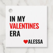 In mijn Valentijnse tijdperk heeft Taylor Valentij Bedankjes Labels (Voorkant)