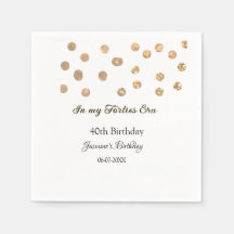 In mijn veertiger jaren golden stippen Happy Birth