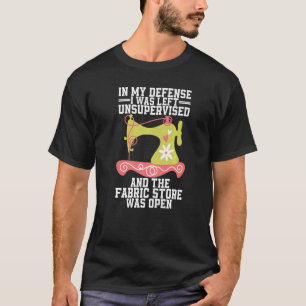 In mijn verdediging was ik onbewaakt en de Fabr T-shirt