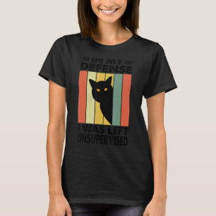 In mijn verdediging was ik onbewaakt verlaten Naug T-shirt