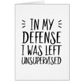 In mijn verdediging was ik ongecontroleerd gebleve (Voorkant)