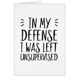 In mijn verdediging was ik ongecontroleerd gebleve