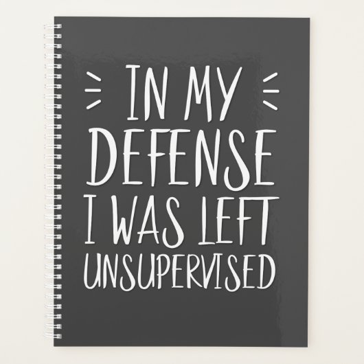 In mijn verdediging was ik ongecontroleerd gebleve planner (Voorkant)