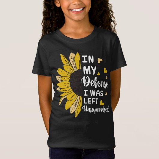 In mijn verdediging was ik ongecontroleerd grappig t-shirt (Voorkant)