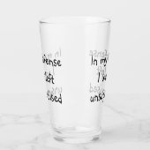 In mijn verdediging was ik ongecontroleerd weggela glas (Links)