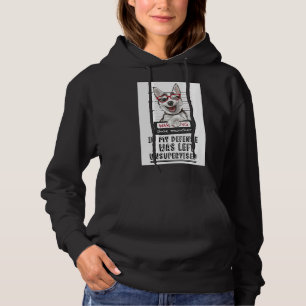 In mijn verdediging werd ik achtergelaten zonder t hoodie
