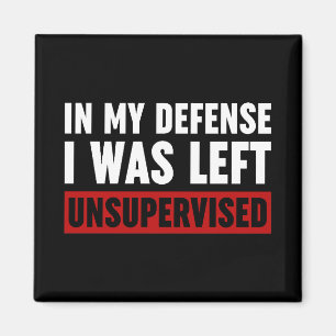 In mijn verdediging werd ik ongecontroleerd gelate magneet