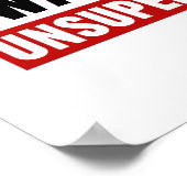 In mijn verdediging werd ik ongecontroleerd gelate poster (Hoek)