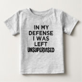 In mijn verdediging werd ik zonder toezicht achter (Voorkant)