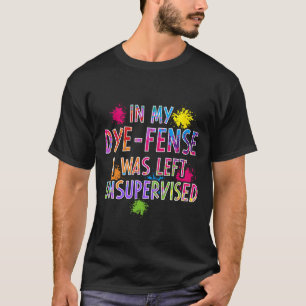 In mijn verf-hek werd ik achtergelaten zonder toez t-shirt