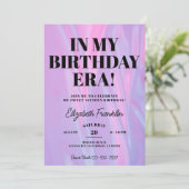 In mijn verjaardag tijdperk elke leeftijd verjaard kaart (Staand voorkant)