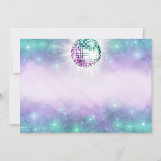 In Mijn Verjaardag Tijdperk Foto Uitnodigen - Tien Kaart (Achterkant)