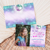 In Mijn Verjaardag Tijdperk Foto Uitnodigen - Tien Kaart