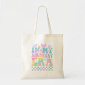 In mijn verjaardag tijdperk retro grappig bday mei tote bag (Voorkant)
