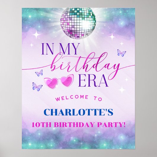 In Mijn Verjaardag Tijdperk - Tiener Verjaardag Me Poster (Voorkant)