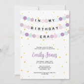 In mijn verjaardag tijdperk verjaardagsfeest kaart (Voorkant)