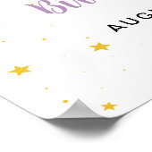 In mijn verjaardag tijdperk verjaardagsfeest welko poster (Hoek)