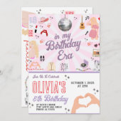 In mijn verjaardag tijdperk verjaardagsuitnodiging kaart (Voorkant / Achterkant)