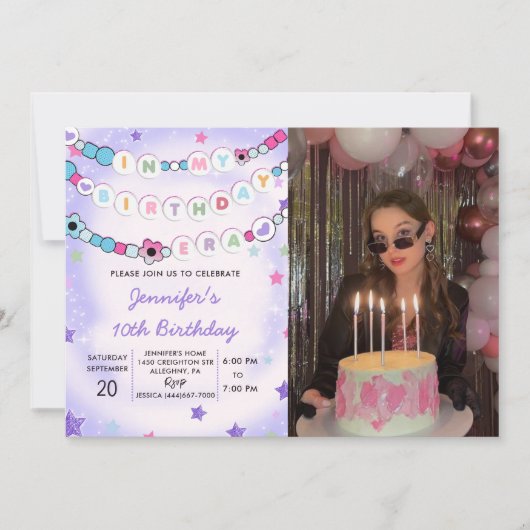 In mijn verjaardag tijdperk vriendschap armband fo kaart (Voorkant)