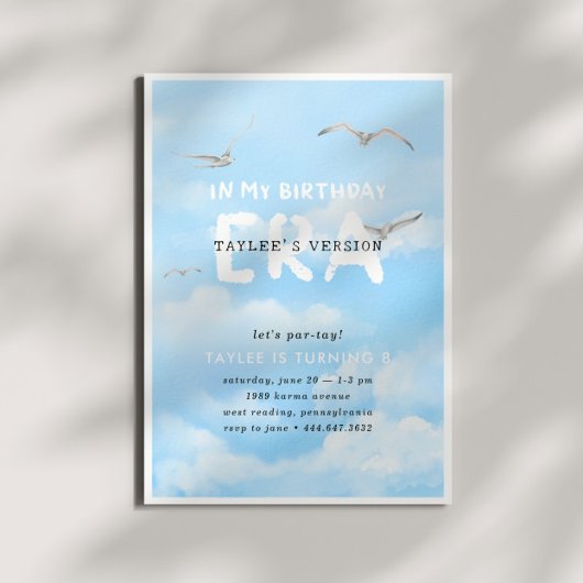 In mijn verjaardagstijd | Meisjes Preppy Muziek Kaart