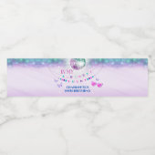 In mijn verjaardagstijd Water Bottle Label Waterfles Etiket (Enkel label)