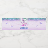 In mijn verjaardagstijd Water Bottle Label Waterfles Etiket (Enkel label)