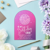 In mijn verjaardagstijdperk, Era Party, Eras Party Acryl Uitnodigingen (Insitu (Huwelijk))