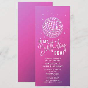 In mijn verjaardagstijdperk, Era Party, Eras Party Kaart