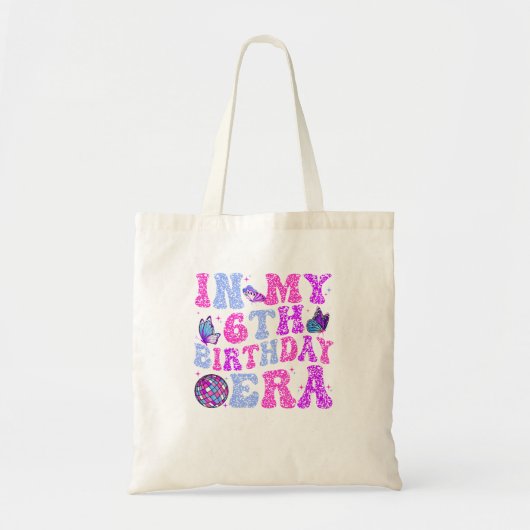In mijn verjaardagstijdperk Jaren oud Dag Retro Di Tote Bag (Voorkant)