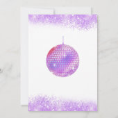 In mijn verjaardagstijdperk Paarse Sleepover Verja Kaart (Achterkant)