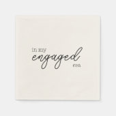 In mijn verloofde tijdperk cocktail servetten (Voorkant)