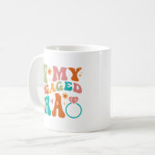 In mijn verloofde tijdperk Financiën Verloving Fut Koffiemok (Voorkant links)