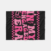 In mijn verloofde tijdperk Groovy bruid vrijgezell Fleece Deken (Voorkant (Horizontaal))