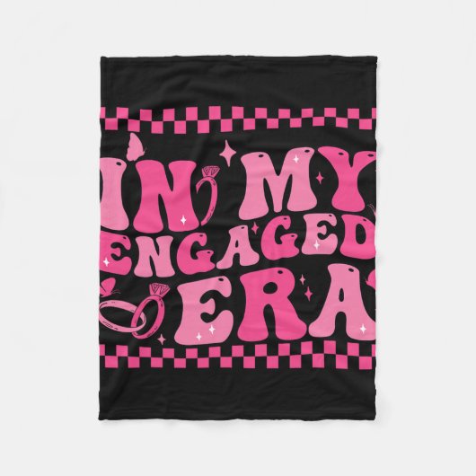 In mijn verloofde tijdperk Groovy bruid vrijgezell Fleece Deken (Voorkant)